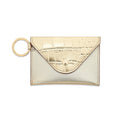 Keychain Wallet — Gold Leather Envelope Wallet