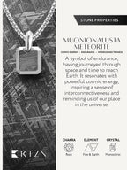 Meteorite Square Pendant Necklace