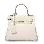 Women's High-grade Fashionable Genuine Leather Handmade Kelly First Layer Handbags