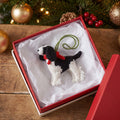 Spaniel Dog Hand Knit Christmas Ornament Arcadia Home