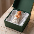 Red Head Bride Ornament Hand Knit Wedding Ornament Arcadia Home