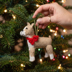 Boxer Dog Hand Knit Christmas Ornament Arcadia Home