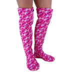 Over The Knee Fleece Socks - Kaleidoscope