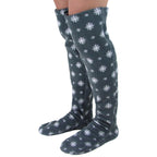 Over The Knee Fleece Socks - Snow