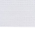 white waffle blanket