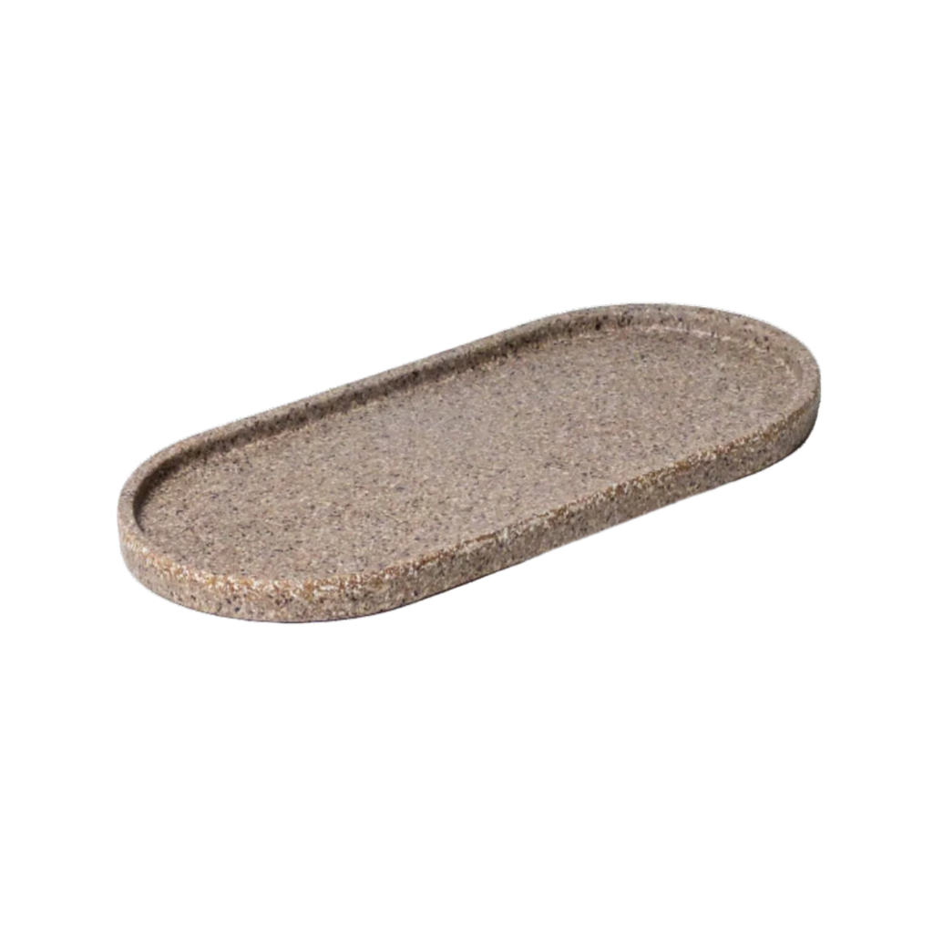Upcycled Oval Tray: Nut Husk