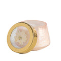 Petite Watercolor Pressed Floral Candle - Rose+ Oud