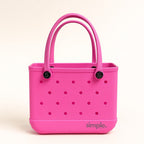Rubber Tote Bag Set of 3 (XL/M/S) – Stylish Pink Tones EVA Bags, Great Value