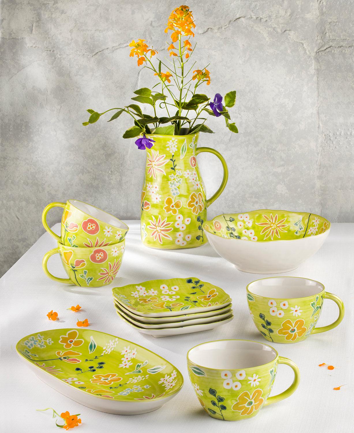 Primavera Handpainted Stoneware All - Pourpose Bowl - Che Cose Belle