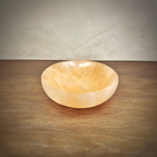 Petite Orange Selenite Bowl