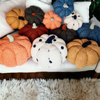 Plush Pumpkin Throw Pillow Decorative Fall Pillow Soft Cuddle Pumpkin Decor