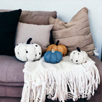 Plush Pumpkin Throw Pillow Decorative Fall Pillow Soft Cuddle Pumpkin Decor