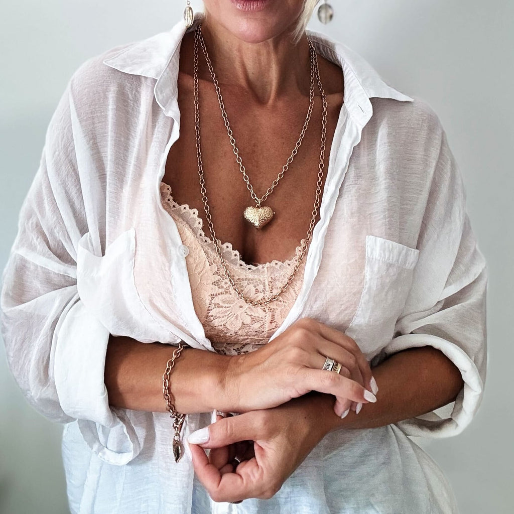 Follow Your Heart Heart Locket Essential Necklace