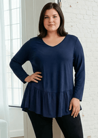 Ally Grab and Go Tunic (Navy)