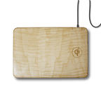 Oversize Wood Mousepad with 15 watt Wireless Fast Charger