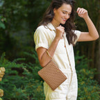 The Bracelet Pouch — Caramel Quilted