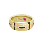 Modern Art Band ring