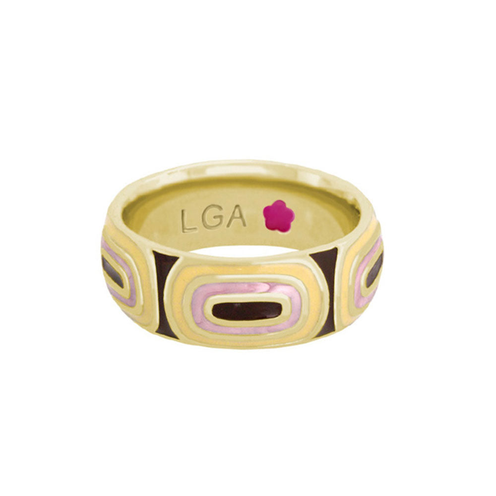 Modern Art Band ring
