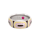 Modern Art Band ring