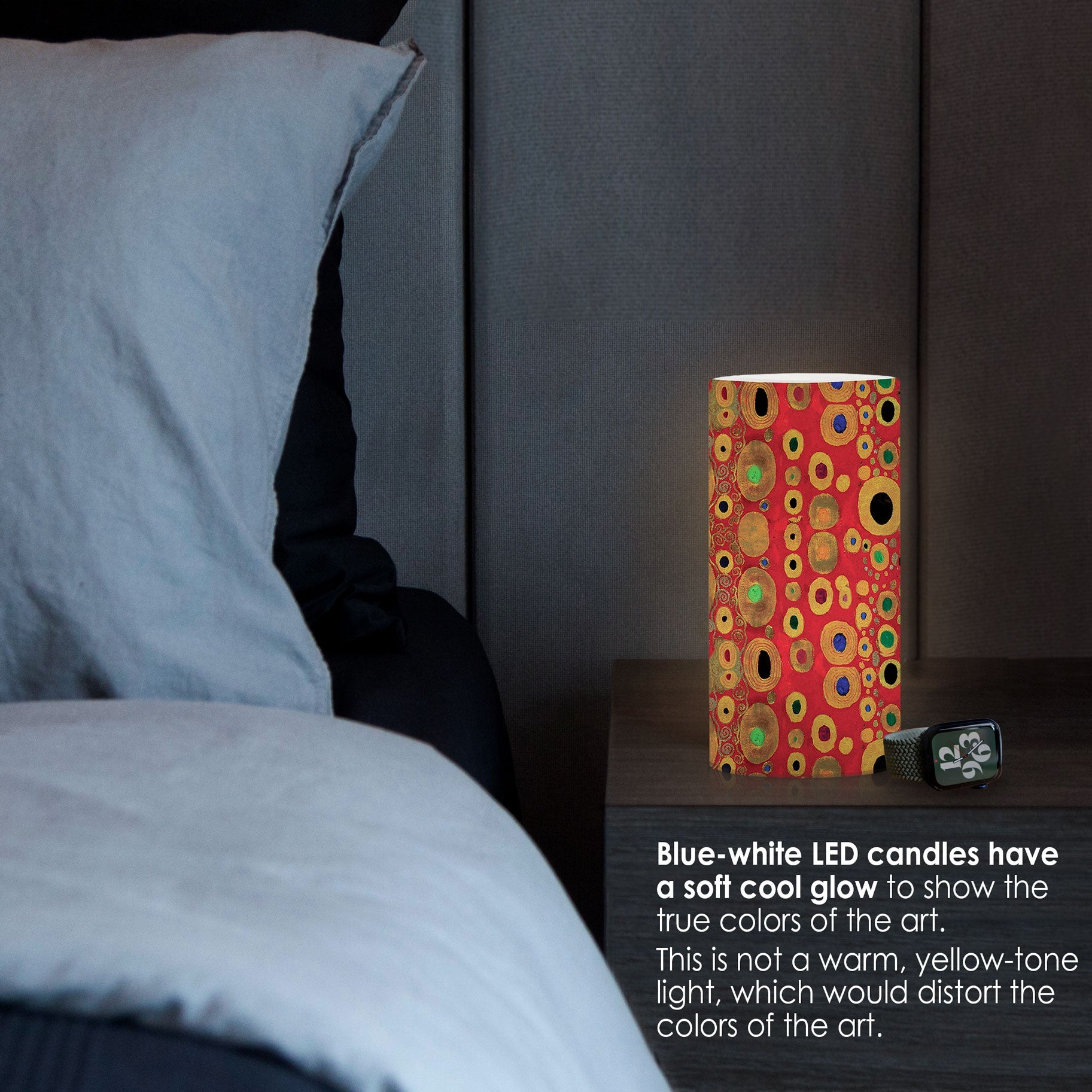 Klimt Hope II 6" LED Candle – Battery Operated