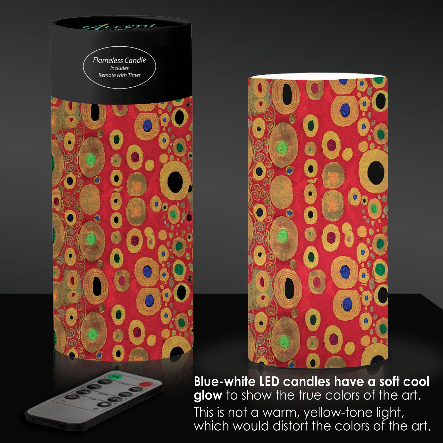 Klimt Hope II 6" LED Candle – Battery Operated