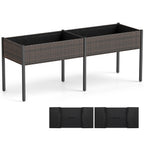 Raised Garden Bed with Legs and Removable Liner - 73 Inch