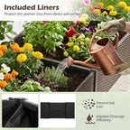 Raised Garden Bed with Legs and Removable Liner - 73 Inch