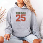 Retro Christmas Hoodie DECEMBER 25 – Festive Holiday Wear