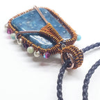 Reversible Copper Wire Wrapped Dancing Ballerina Pendant