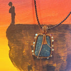 Reversible Copper Wire Wrapped Dancing Ballerina Pendant
