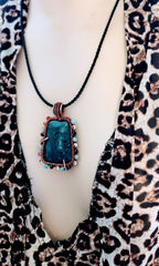 Reversible Copper Wire Wrapped Dancing Ballerina Pendant