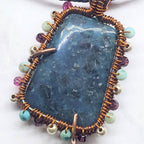 Reversible Copper Wire Wrapped Dancing Ballerina Pendant