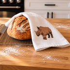 African Wildlife Cotton Tea Towels - Handmade Kitchen Gift