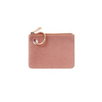 Mini Pouch — Rose Gold Confetti Silicone