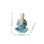 1 Piece of Resin Craft Meditation Turtle Statue, Resin Zen Decoration, Home and Garden Sculpture, Resin Zen Decoration Suitable for Turtle Enthusiasts and Collectors.
