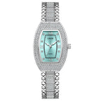 Women's Crystal Tonneau Quartz Bracelet Watch