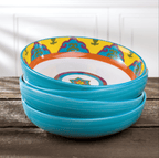 Galicia 8.4'' Stoneware Pasta Bowl, Set of 4 - Che Cose Belle