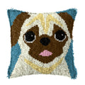 Pug Pillow Latch hook kit