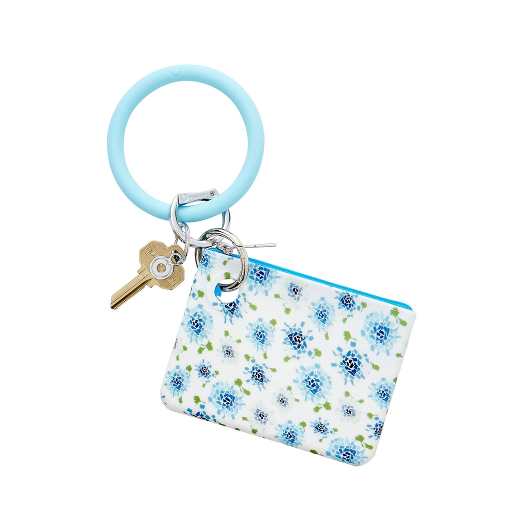 Mini Pouch — Fifty States Blue Silicone