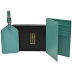 Passport Case and Luggage Tag Travel Set