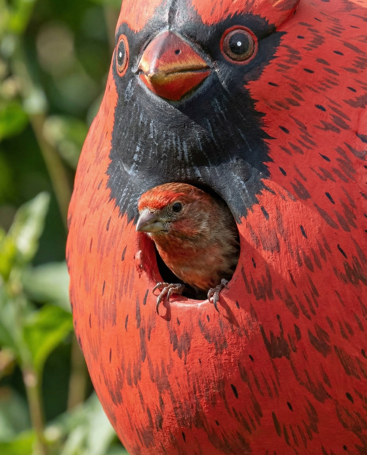 Cardinal Gord-O Wooden Birdhouse