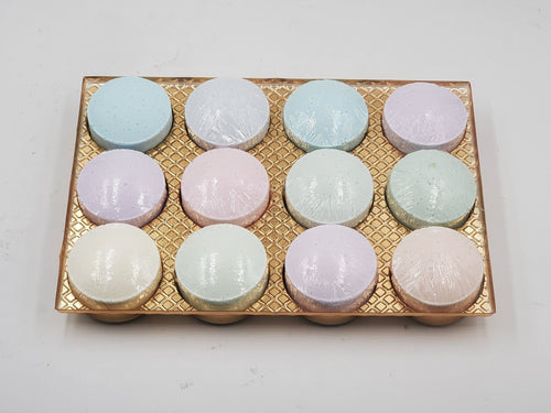 12 Aromatherapy Shower Steamers - NEWEST - Most Popular scents - 100% Essential Oil Blends - individually wrapped 1.6 oz each - Che Cose Belle