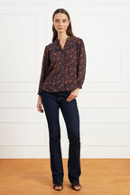 Anna Shirt in Navy Batik