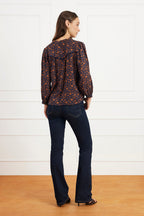 Anna Shirt in Navy Batik