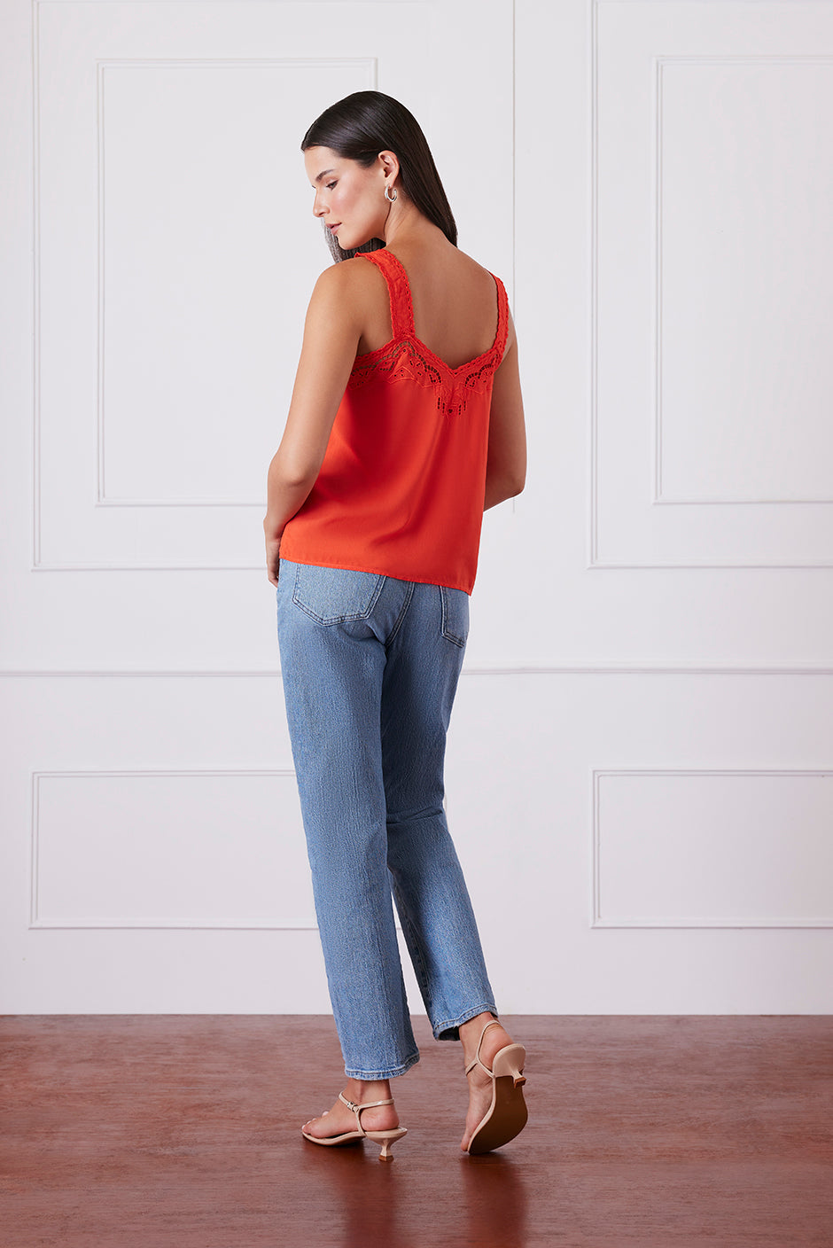Iris Camisole in Orange Spritz