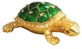 Green Turtle - Bejeweled Trinket Box - Che Cose Belle