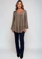 Ally Grab and Go Tunic (Taupe)