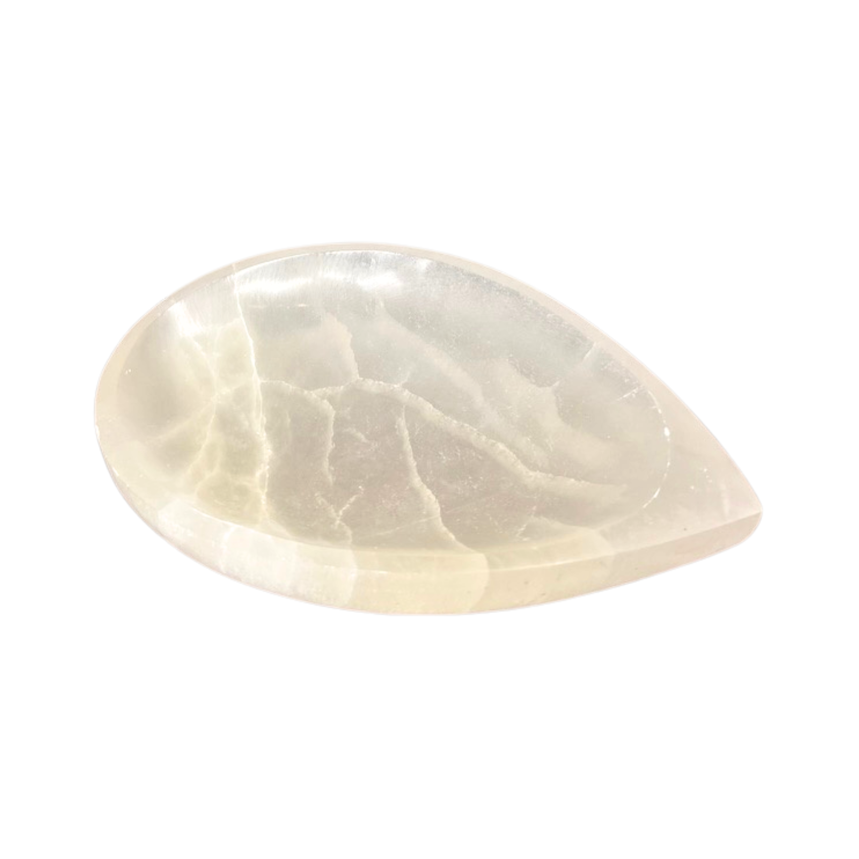 Teardrop Selenite Bowl