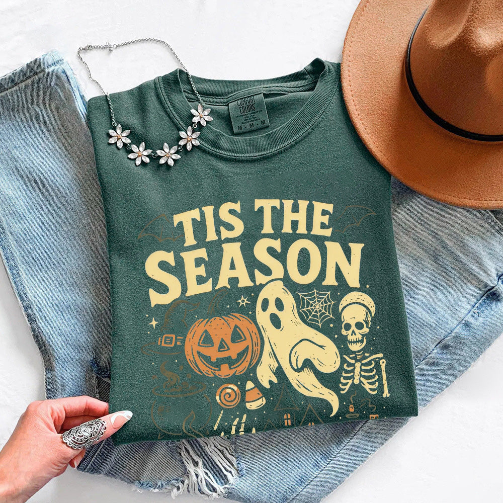 Tis The Season Halloween Comfort Color Shirt - Spooky Tee