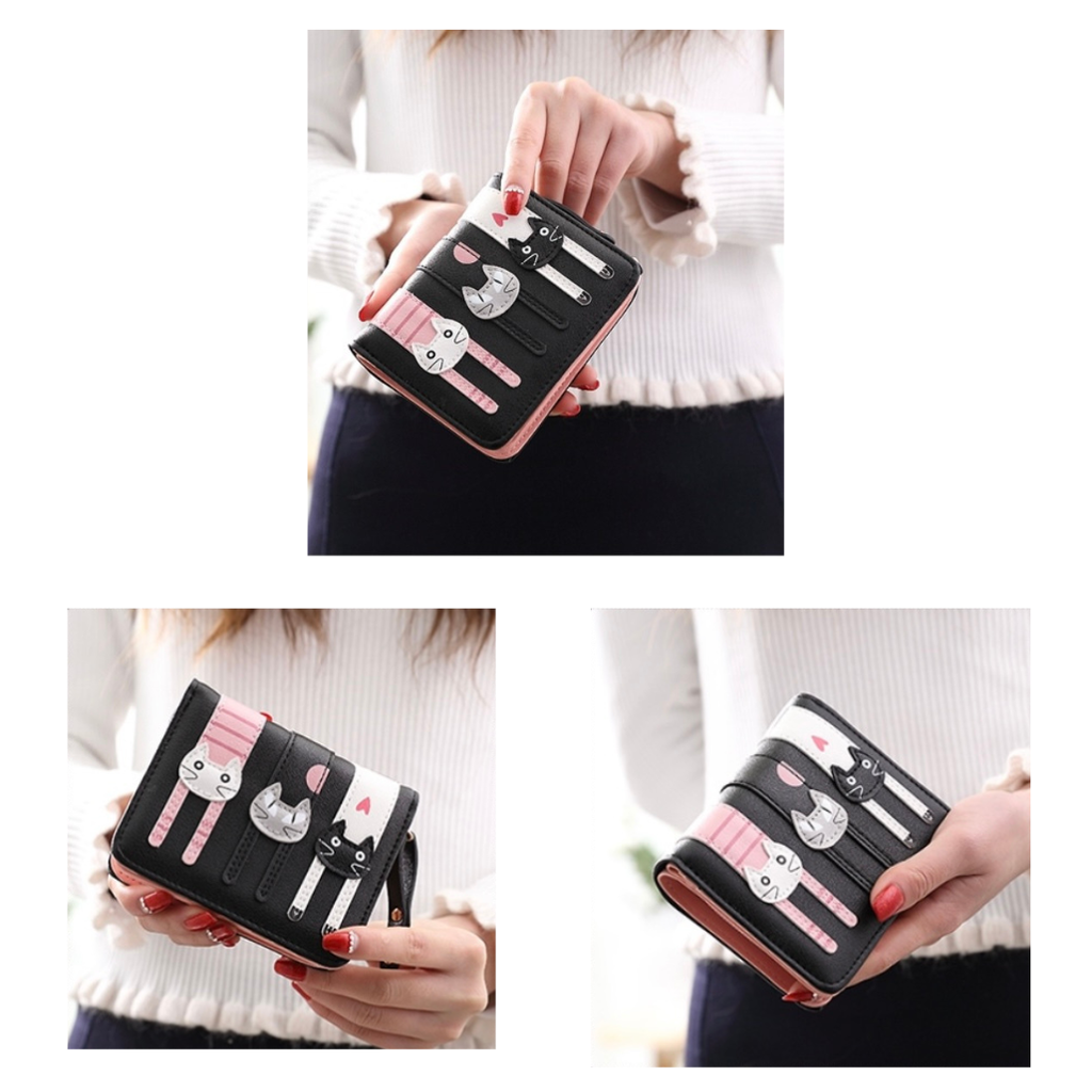 Three Cat Wallet